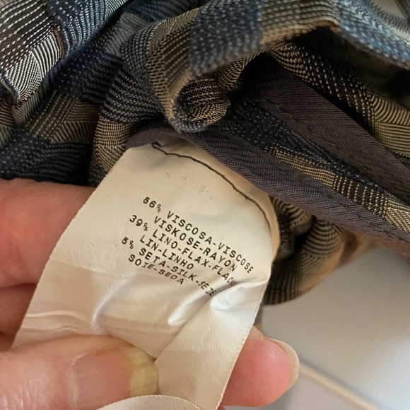 Armani Collezioni Plaid Belted Jacket - Picture 9 of 9